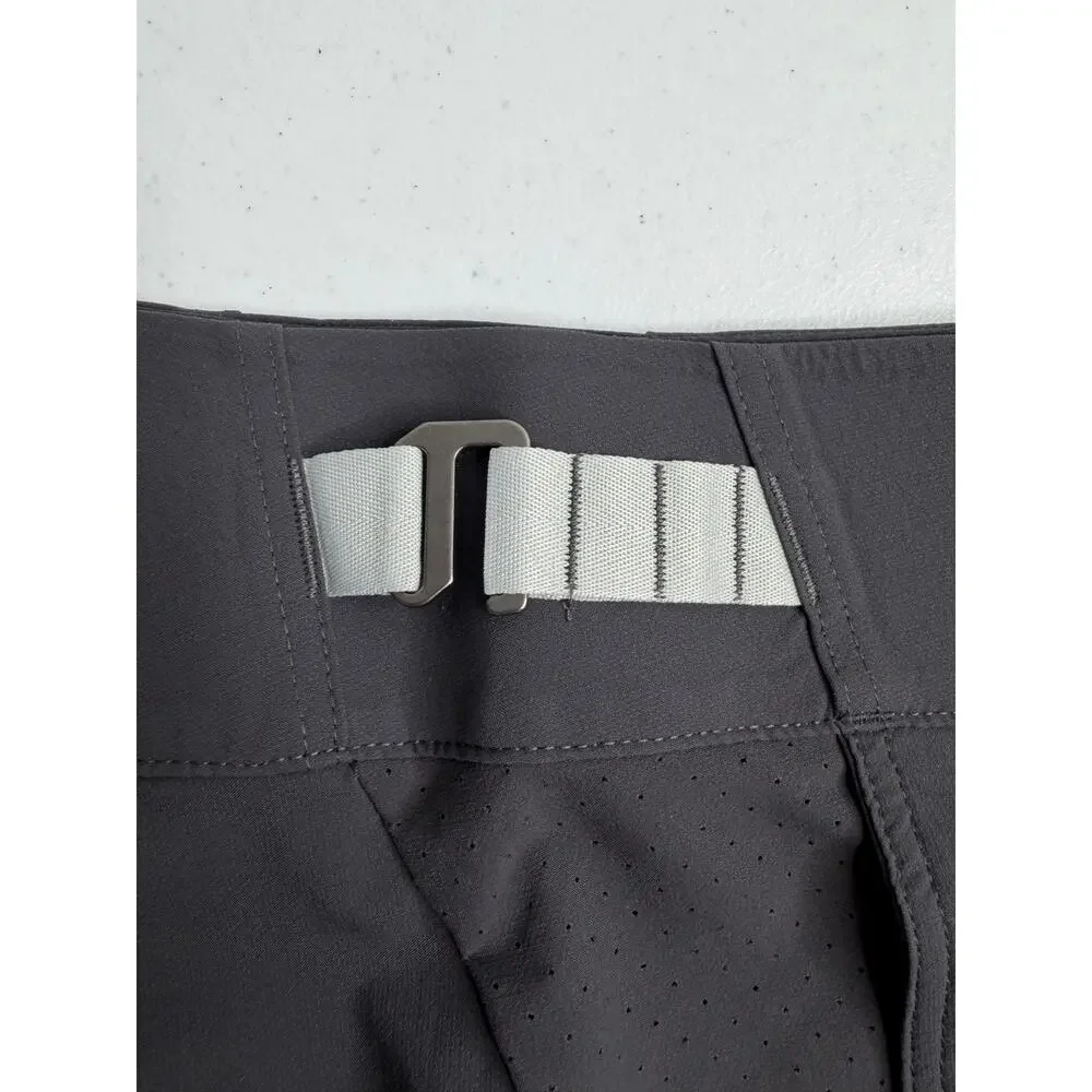 Stio Women's OPR Shorts Sz 10x11.5 in Charcoal Gray Biking Cycling Hiking